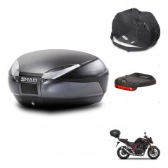 SHAD Baul SH48 + soporte montaje accesorios DARK GREY PREMIUM KIT-445995