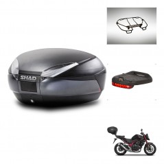 SHAD SH48 trunk + mounting bracket accessories DARK GREY PREMIUM KIT-445997