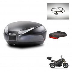 SHAD SH48 trunk + mounting bracket accessories DARK GREY PREMIUM KIT-446013