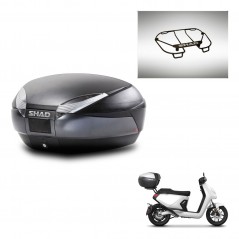 SHAD SH48 trunk + mounting bracket upper grill DARK GREY PREMIUM KIT-446028