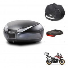 SHAD SH48 trunk + mounting bracket accessories DARK GREY PREMIUM KIT-446035