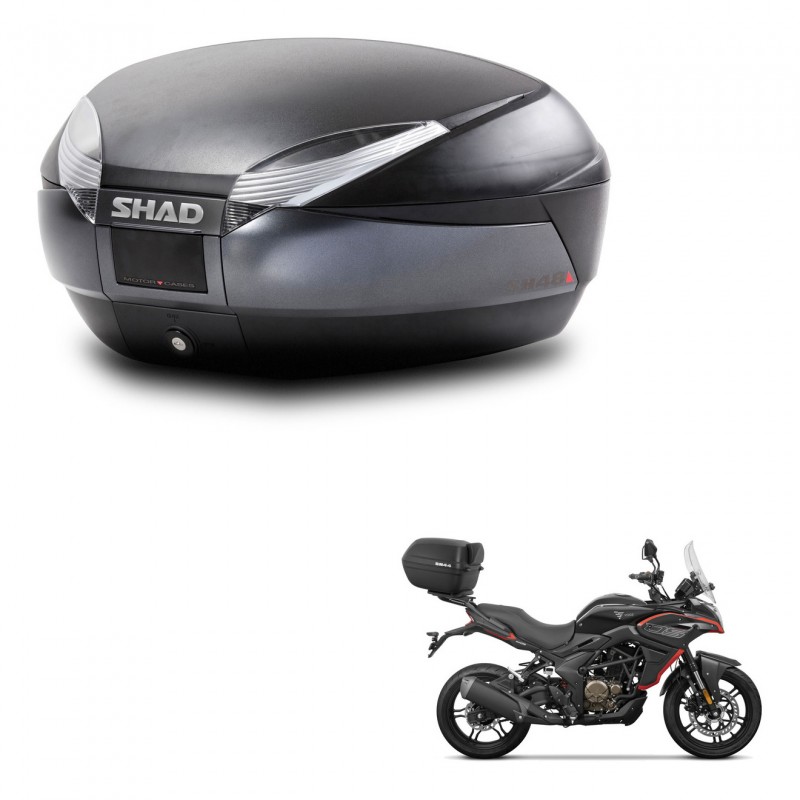 SHAD SH48 trunk + mounting bracket DARK GREY PREMIUM KIT-446040