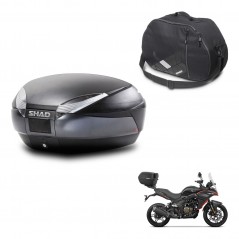 SHAD SH48 trunk + mounting bracket internal bag DARK GREY PREMIUM KIT-446042