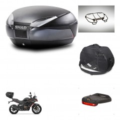 SHAD Baul SH48 + soporte montaje accesorios DARK GREY PREMIUM KIT-446047
