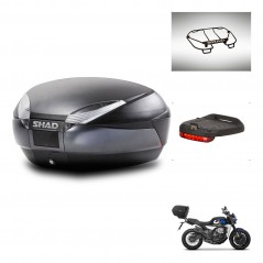 SHAD Baul SH48 + soporte montaje accesorios DARK GREY PREMIUM KIT-446061