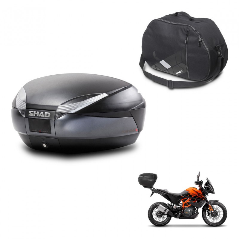 SHAD SH48 trunk + mounting bracket internal bag DARK GREY PREMIUM KIT-446106