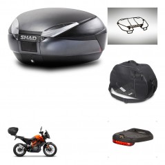 SHAD SH48 trunk + mounting bracket accessories DARK GREY PREMIUM KIT-446111