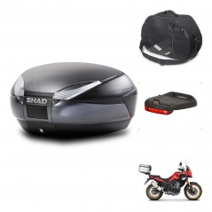 SHAD SH48 trunk + mounting bracket accessories DARK GREY PREMIUM KIT-446115