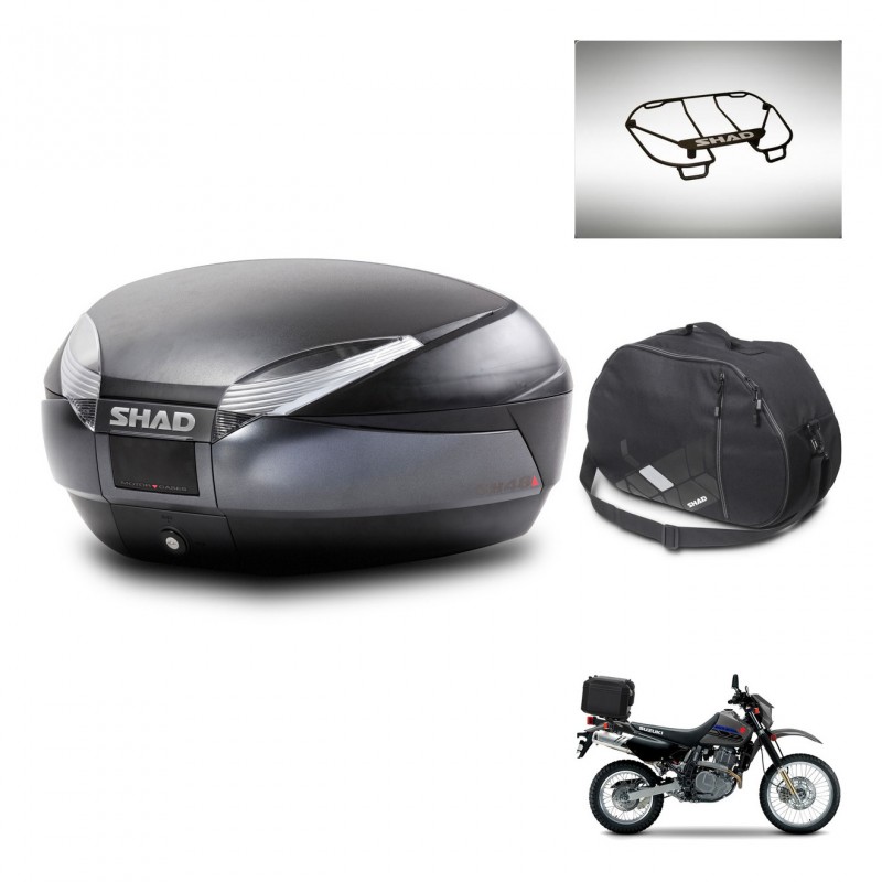 SHAD SH48 trunk + mounting bracket accessories DARK GREY PREMIUM KIT-446126