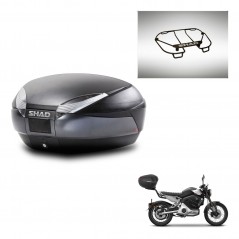 SHAD SH48 trunk + mounting bracket upper grill DARK GREY PREMIUM KIT-446132