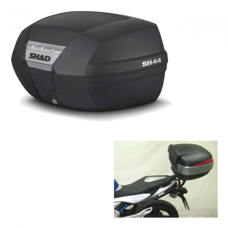SHAD SH44 trunk + mounting bracket BAUL KIT-446179