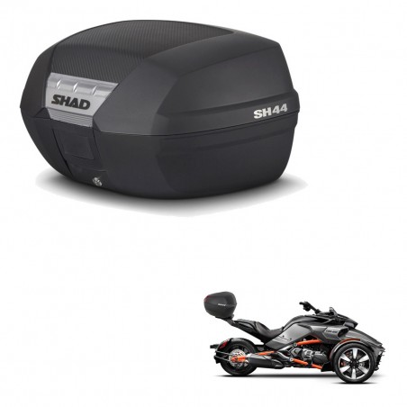 SHAD SH44 trunk + mounting bracket BAUL KIT-446329