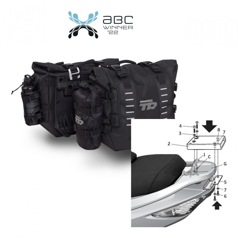 SHAD Baul maleta + soporte montaje KIT-446383