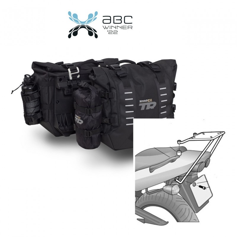 SHAD Suitcase trunk + mounting bracket KIT-446386