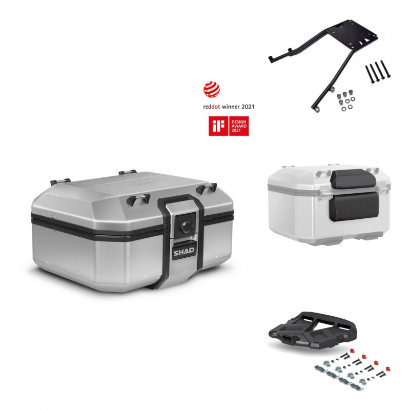 SHAD Baul trasero + parrilla soporte montaje accesorios TR37 TERRA KIT-446591
