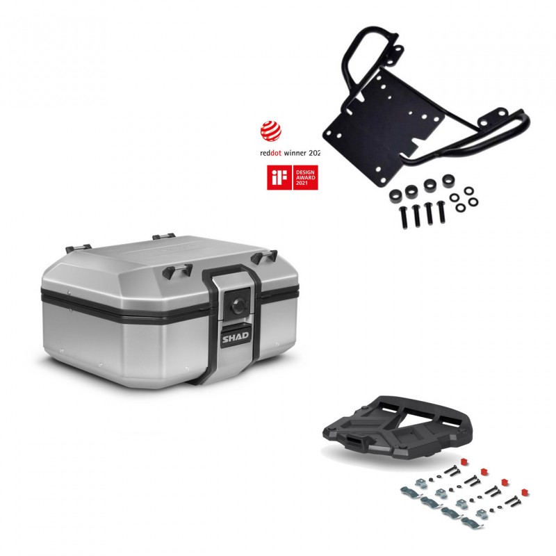 SHAD Baul trasero + parrilla soporte montaje TR37 TERRA KIT-446598