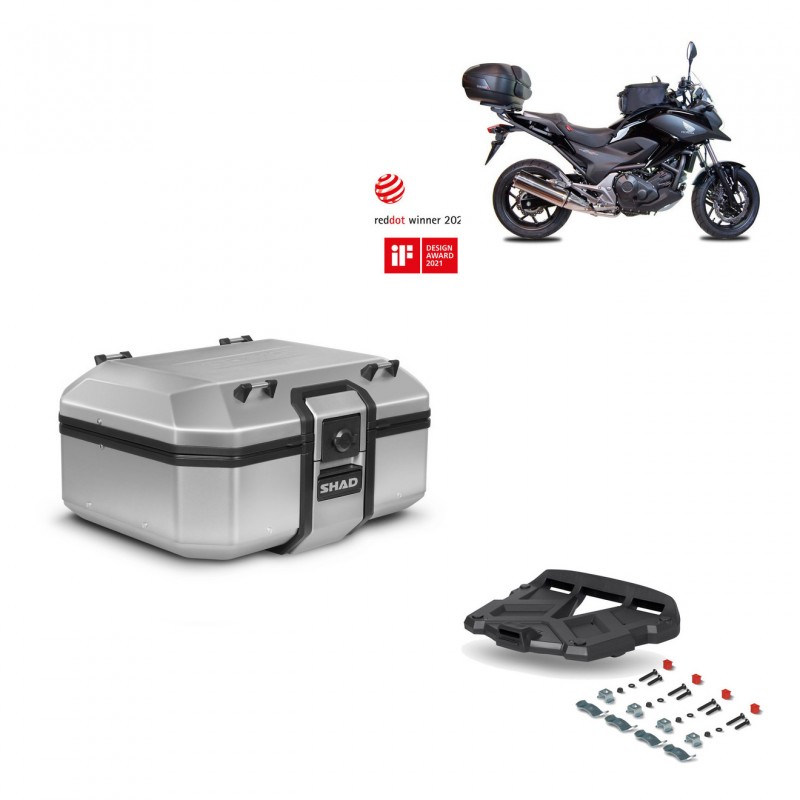 SHAD Baul trasero + parrilla soporte montaje TR37 TERRA KIT-446885