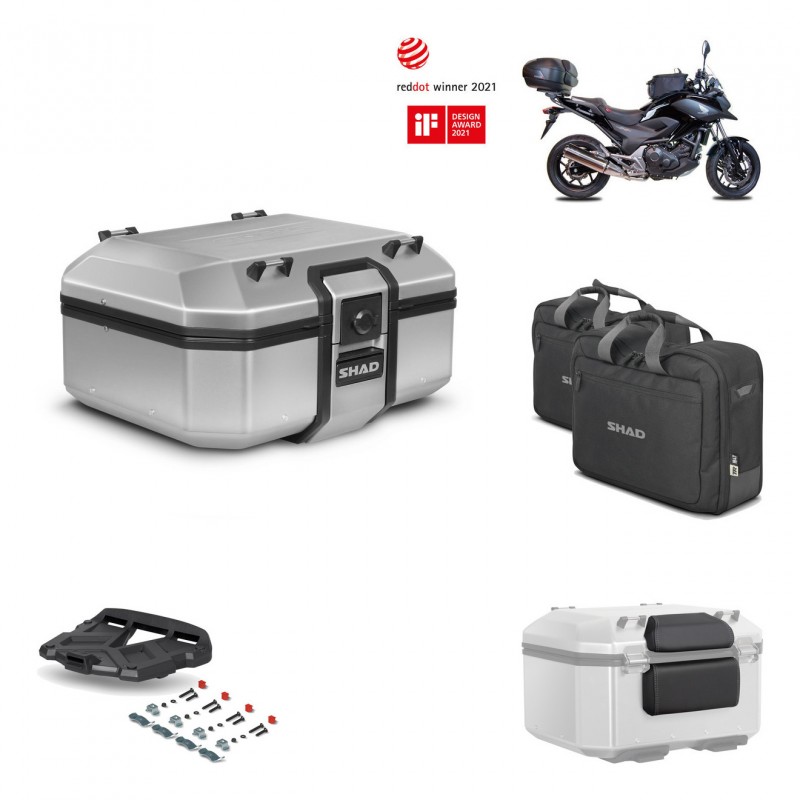 SHAD Baul trasero + parrilla soporte montaje accesorios TR37 TERRA KIT-446888