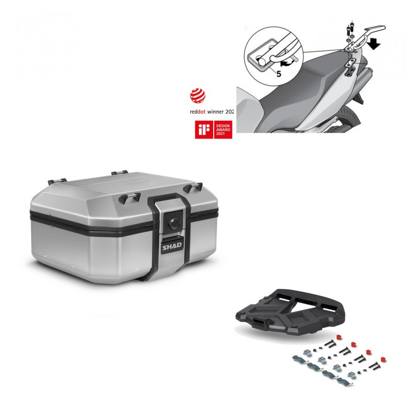 SHAD Rear trunk + grill mounting bracket TR37 TERRA KIT-446622