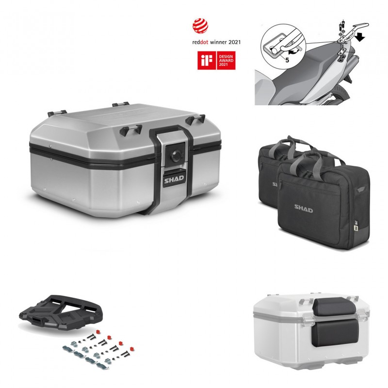 SHAD Rear trunk + grill mounting bracket accessories TR37 TERRA KIT-446625
