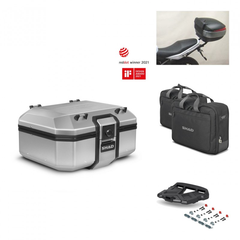 SHAD Baul trasero + parrilla soporte montaje accesorios TR37 TERRA KIT-446644