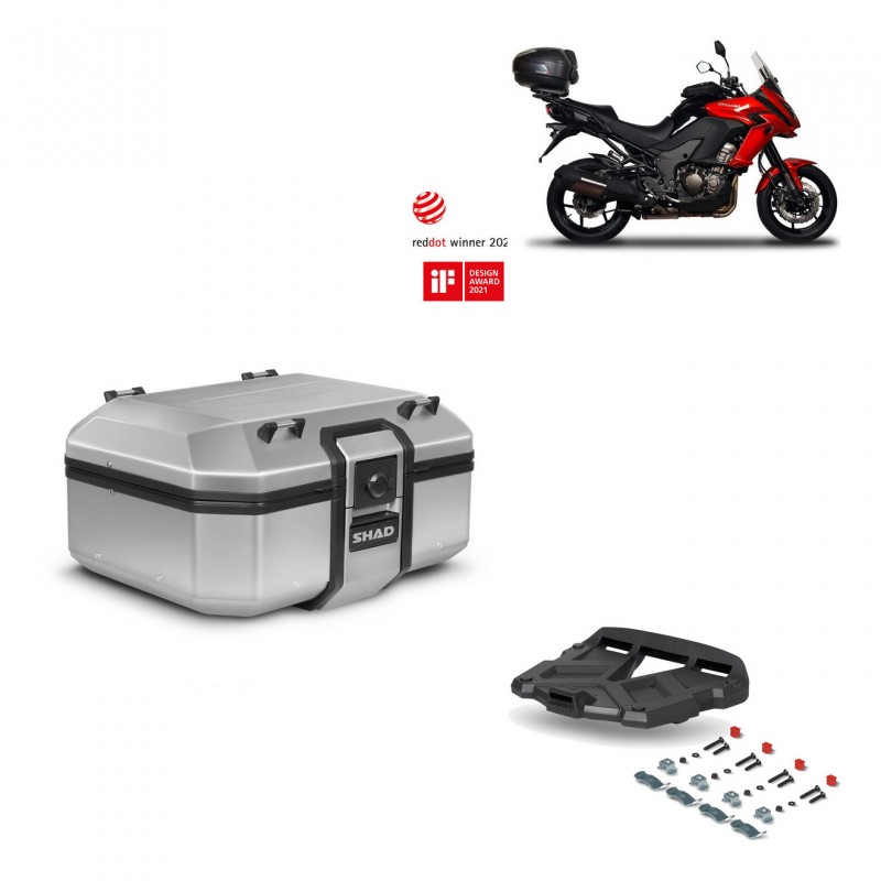 SHAD Baul trasero + parrilla soporte montaje TR37 TERRA KIT-446646