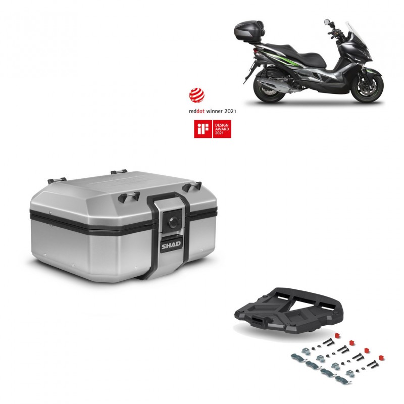 SHAD Baul trasero + parrilla soporte montaje TR37 TERRA KIT-446650
