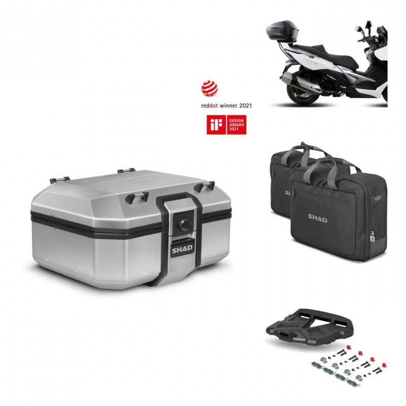 SHAD Baul trasero + parrilla soporte montaje accesorios TR37 TERRA KIT-446664