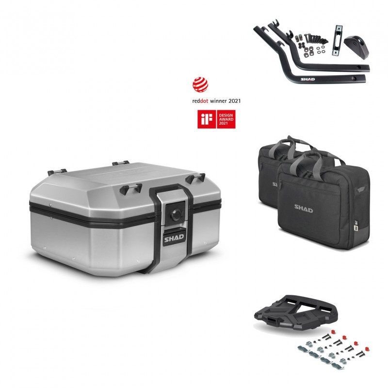 SHAD Baul trasero + parrilla soporte montaje accesorios TR37 TERRA KIT-446699