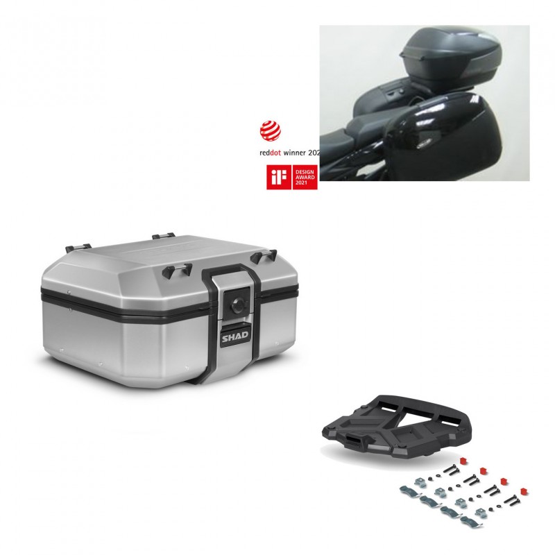 SHAD Baul trasero + parrilla soporte montaje TR37 TERRA KIT-446705