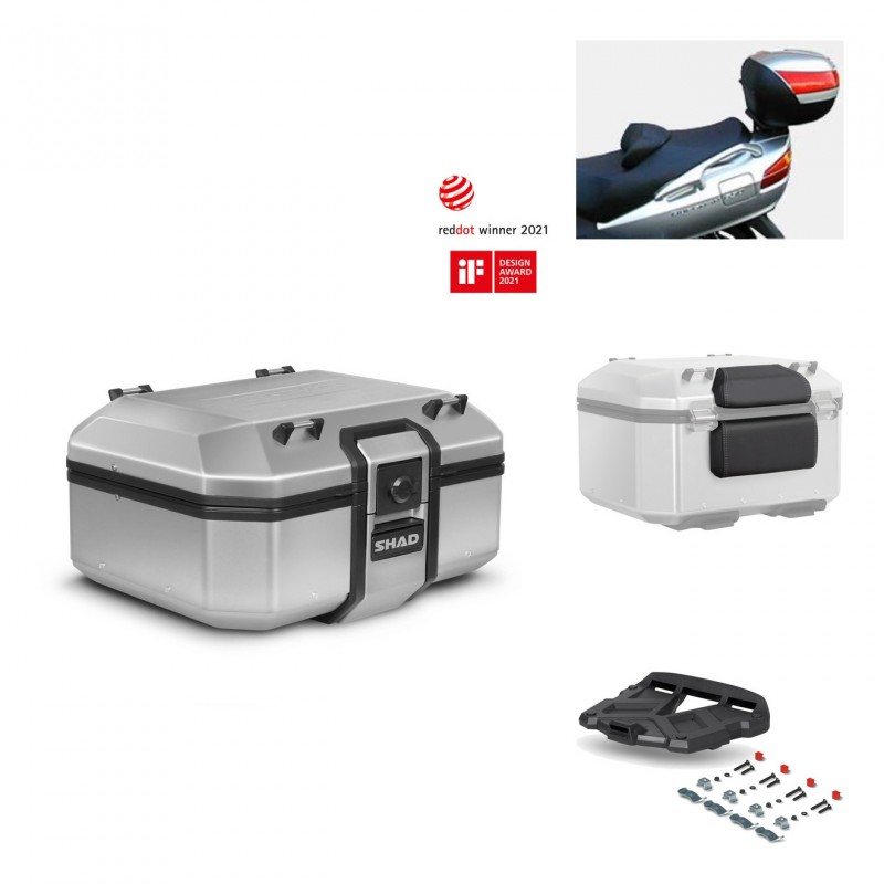 SHAD Baul trasero + parrilla soporte montaje accesorios TR37 TERRA KIT-446714