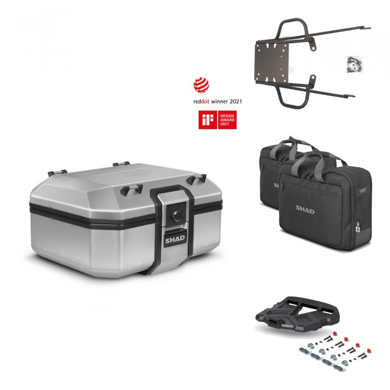 SHAD Baul trasero + parrilla soporte montaje accesorios TR37 TERRA KIT-446731