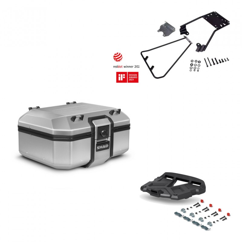 SHAD Baul trasero + parrilla soporte montaje TR37 TERRA KIT-446733