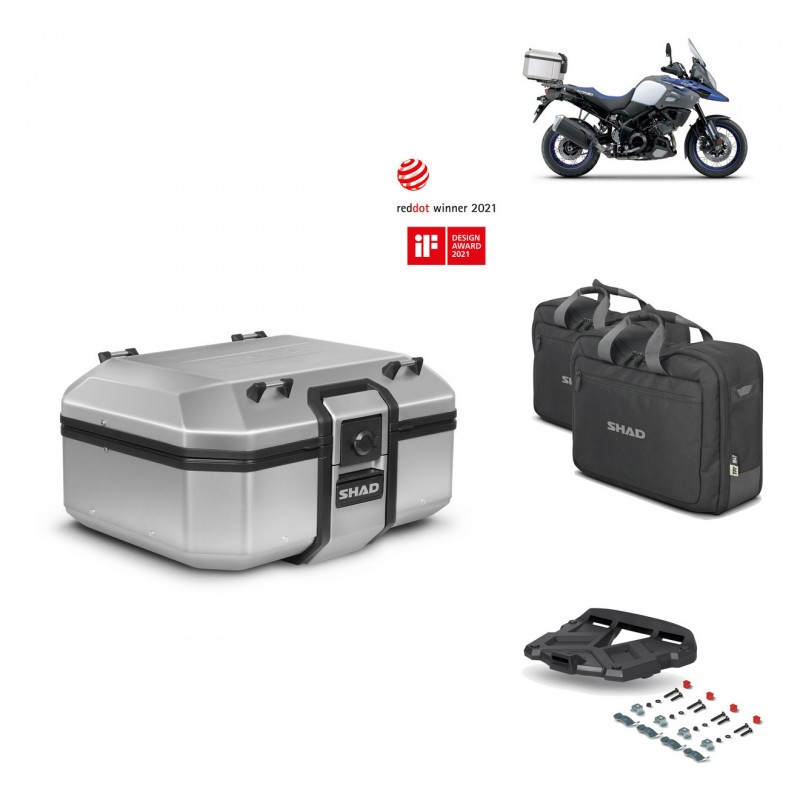 SHAD Baul trasero + parrilla soporte montaje accesorios TR37 TERRA KIT-446751