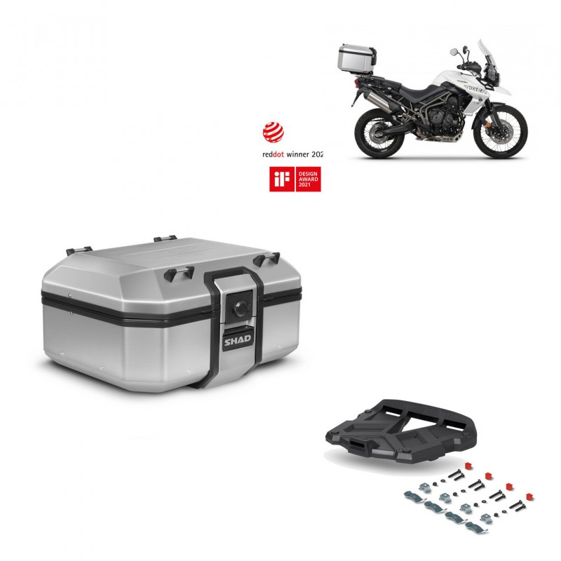 SHAD Baul trasero + parrilla soporte montaje TR37 TERRA KIT-446757