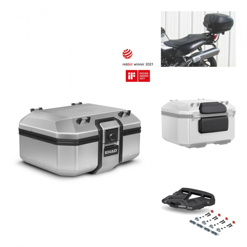 SHAD Baul trasero + parrilla soporte montaje accesorios TR37 TERRA KIT-446770