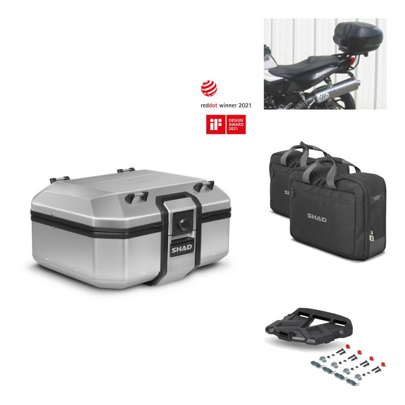 SHAD Baul trasero + parrilla soporte montaje accesorios TR37 TERRA KIT-446771