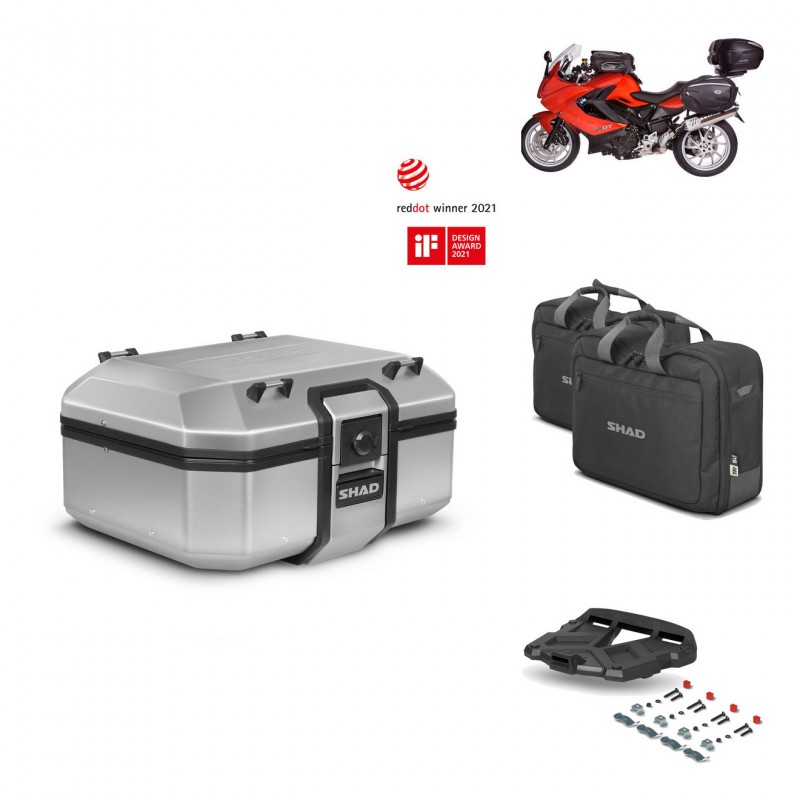 SHAD Baul trasero + parrilla soporte montaje accesorios TR37 TERRA KIT-446779