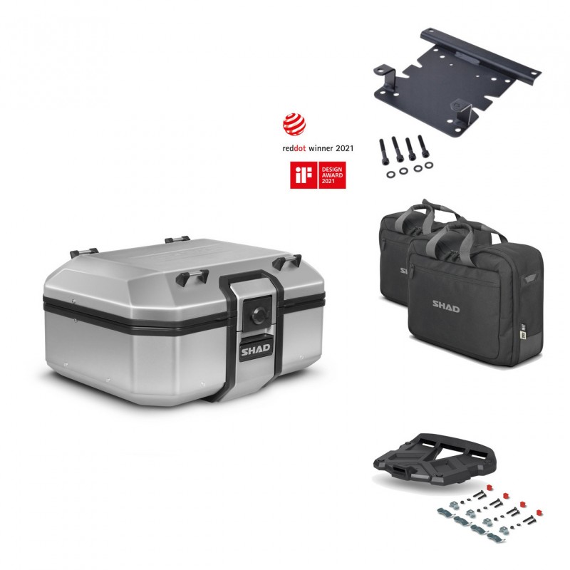 SHAD Baul trasero + parrilla soporte montaje accesorios TR37 TERRA KIT-446783