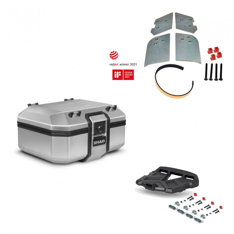 SHAD Baul trasero + parrilla soporte montaje TR37 TERRA KIT-446785