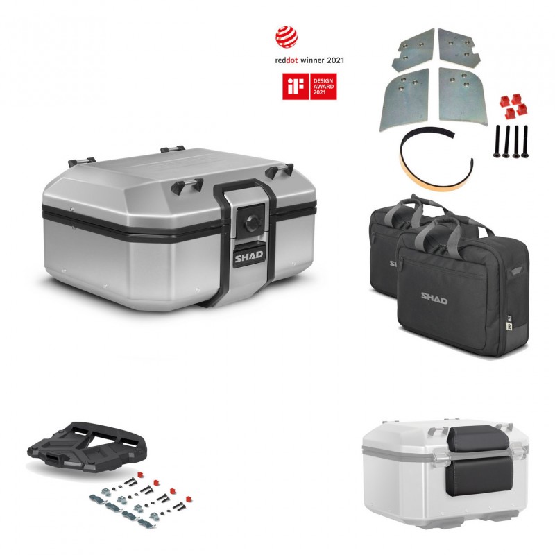 SHAD Baul trasero + parrilla soporte montaje accesorios TR37 TERRA KIT-446788