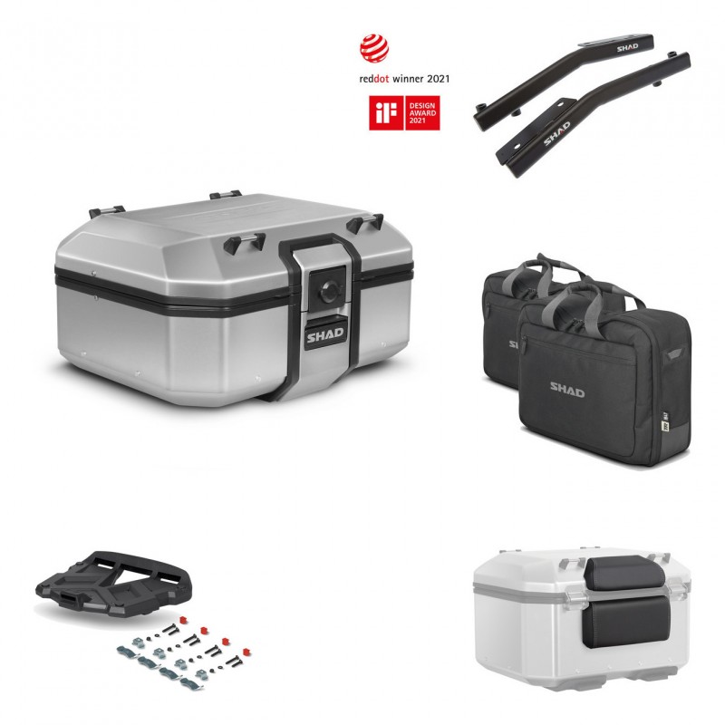 SHAD Baul trasero + parrilla soporte montaje accesorios TR37 TERRA KIT-446792