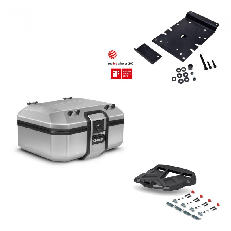 SHAD Baul trasero + parrilla soporte montaje TR37 TERRA KIT-446793