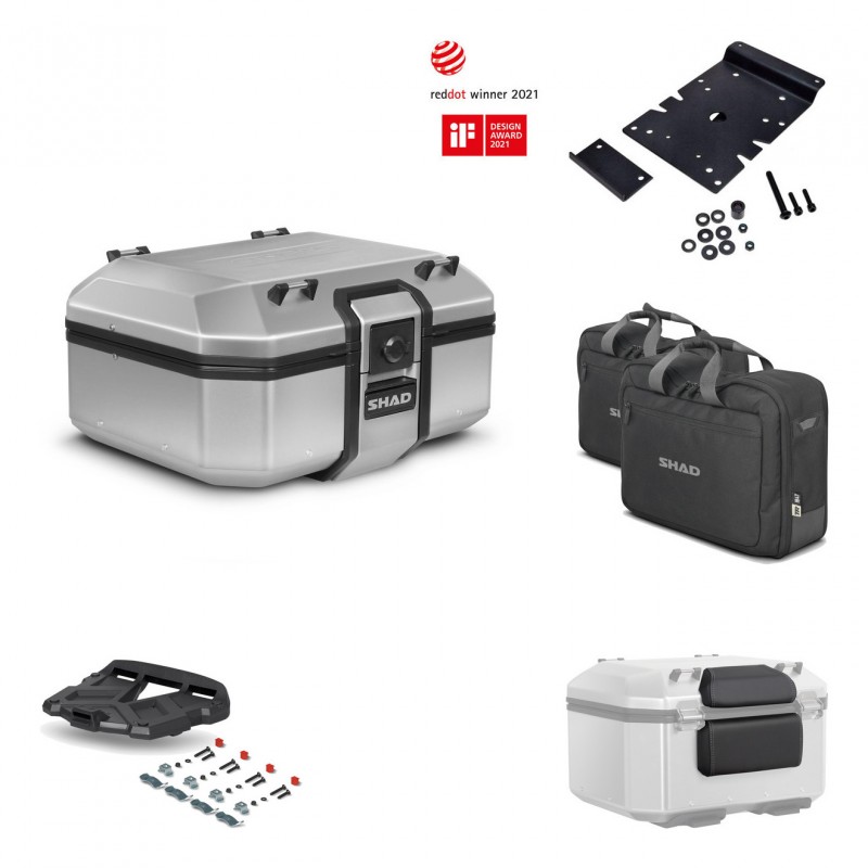 SHAD Baul trasero + parrilla soporte montaje accesorios TR37 TERRA KIT-446796