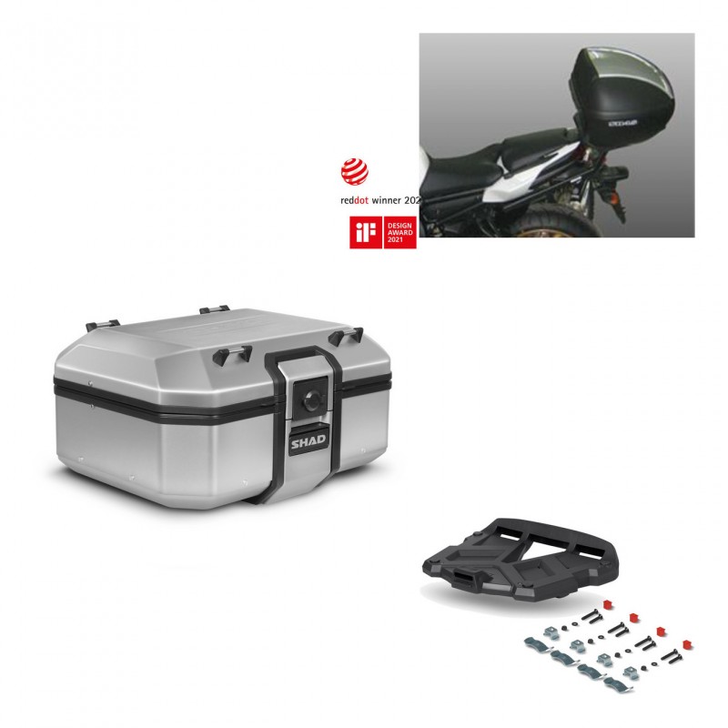 SHAD Baul trasero + parrilla soporte montaje TR37 TERRA KIT-446801