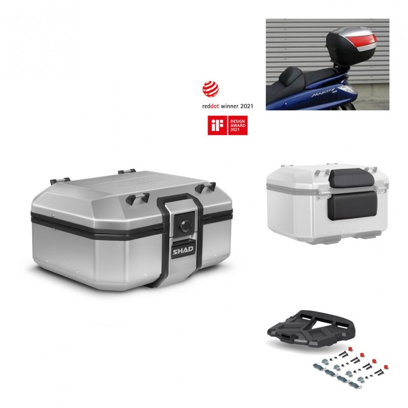 SHAD Baul trasero + parrilla soporte montaje accesorios TR37 TERRA KIT-446814
