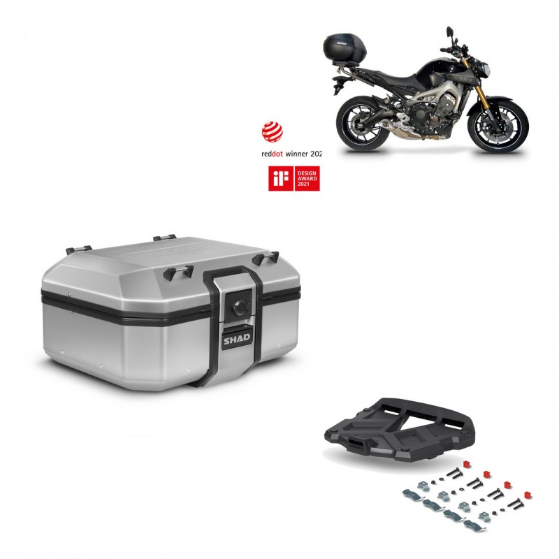 SHAD Baul trasero + parrilla soporte montaje TR37 TERRA KIT-446817