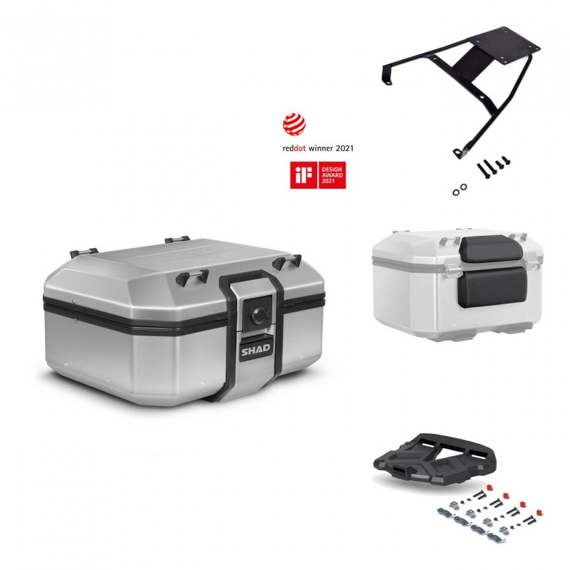 SHAD Baul trasero + parrilla soporte montaje accesorios TR37 TERRA KIT-446822