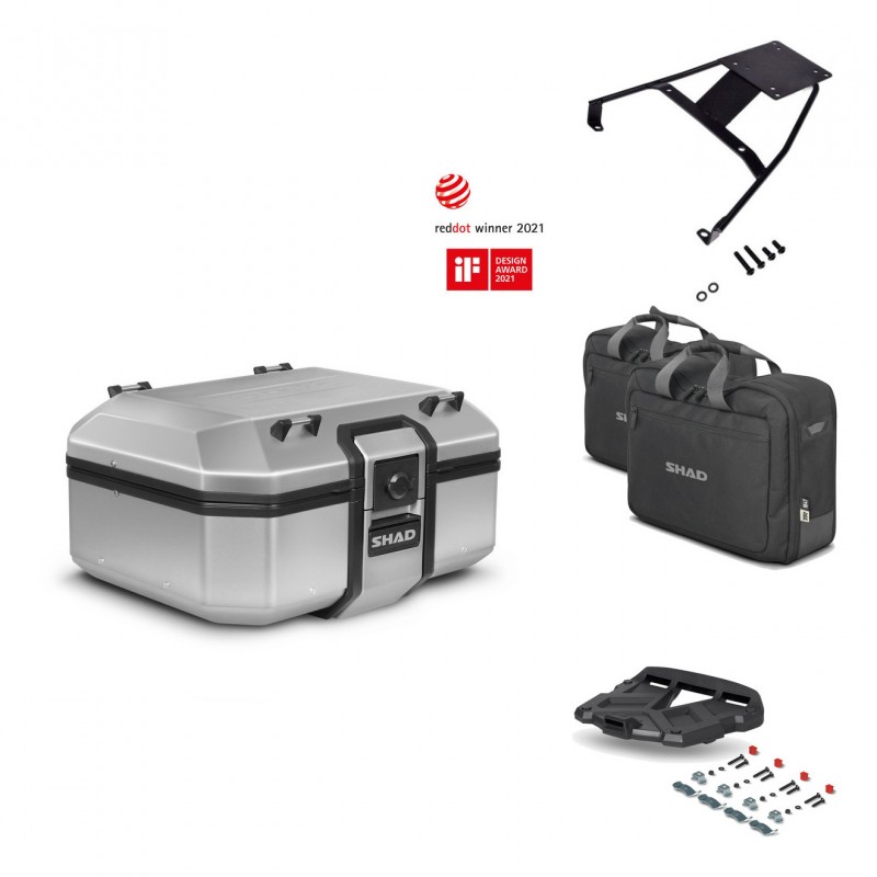 SHAD Baul trasero + parrilla soporte montaje accesorios TR37 TERRA KIT-446823