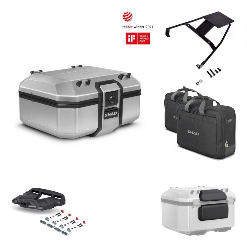 SHAD Baul trasero + parrilla soporte montaje accesorios TR37 TERRA KIT-446824